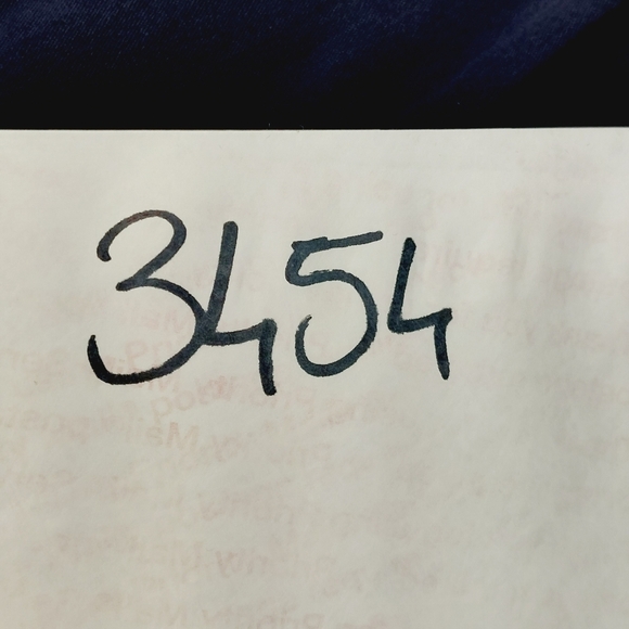 Karen Kane Blue Straight Leg Pants 3454 - Picture 8 of 8